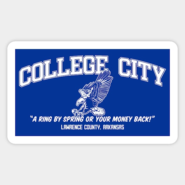 College City Sticker by rt-shirts